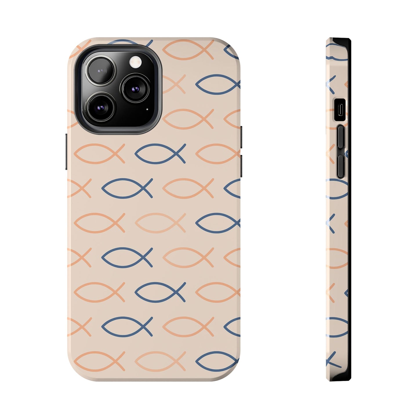 Stylish Fish Pattern Phone Cases | Unique Christian Gifts, Trendy Accessories, Durable Protection, Perfect for Everyday Use