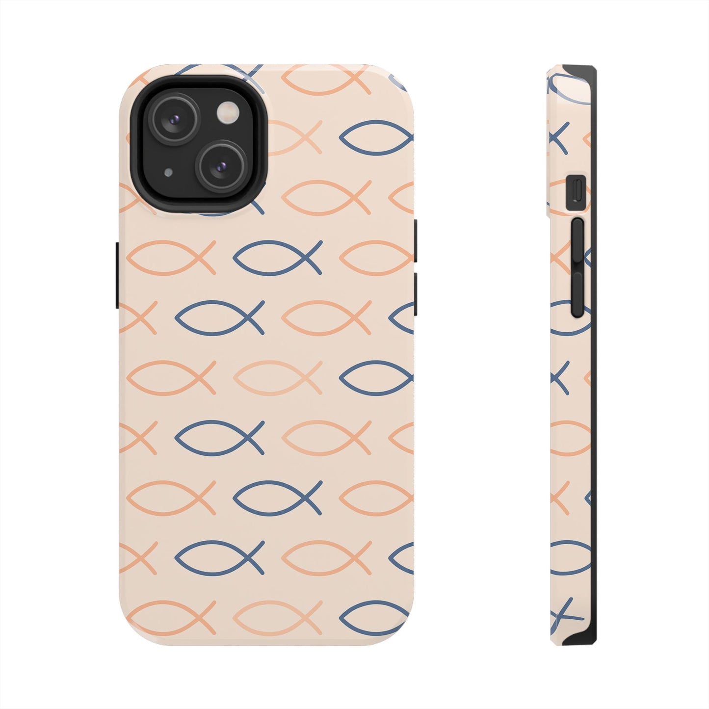 Stylish Fish Pattern Phone Cases | Unique Christian Gifts, Trendy Accessories, Durable Protection, Perfect for Everyday Use