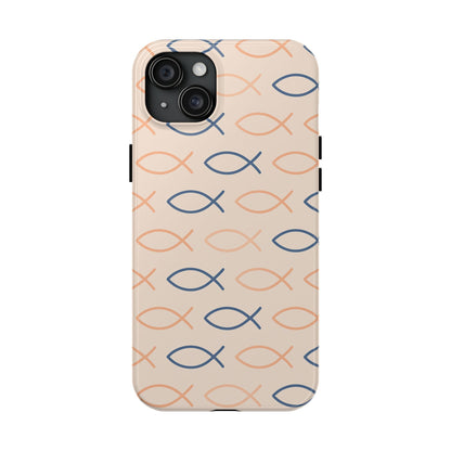 Stylish Fish Pattern Phone Cases | Unique Christian Gifts, Trendy Accessories, Durable Protection, Perfect for Everyday Use
