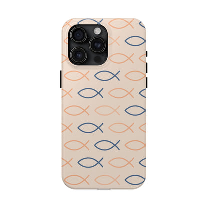Stylish Fish Pattern Phone Cases | Unique Christian Gifts, Trendy Accessories, Durable Protection, Perfect for Everyday Use
