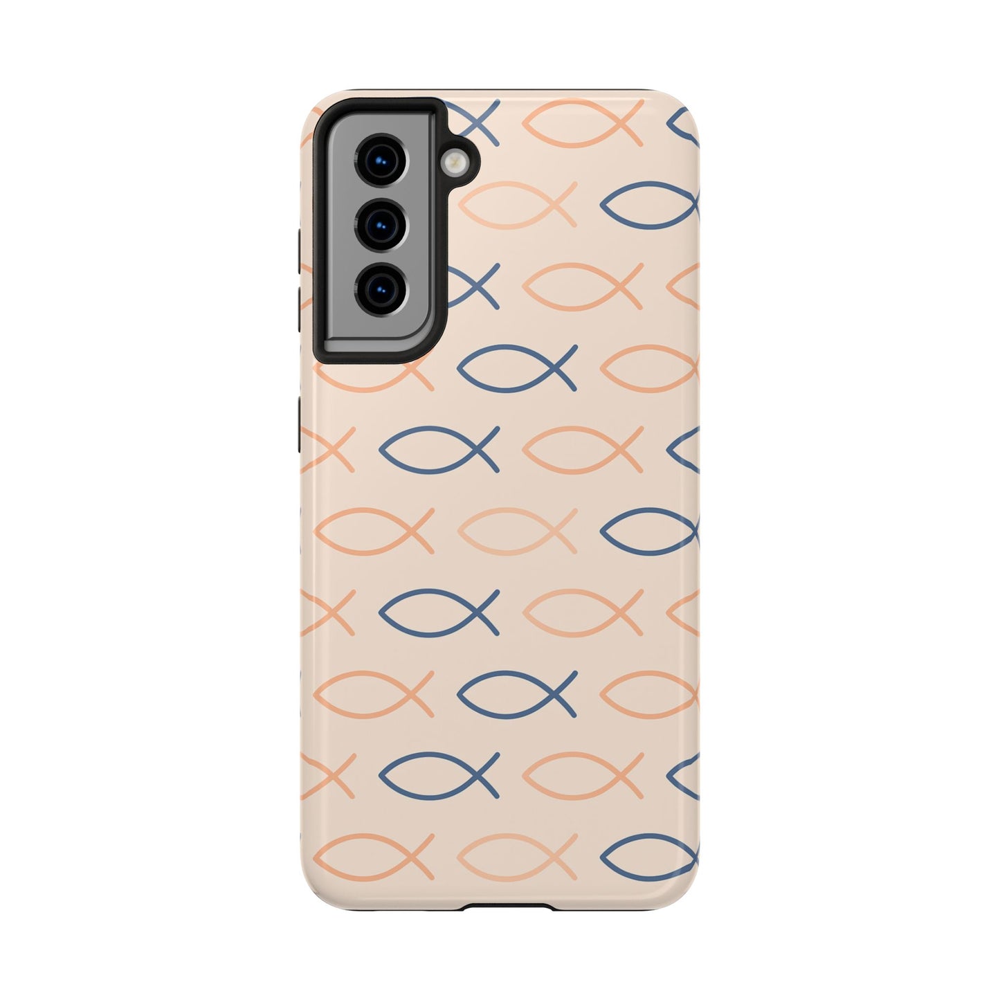 Stylish Fish Pattern Phone Cases | Unique Christian Gifts, Trendy Accessories, Durable Protection, Perfect for Everyday Use