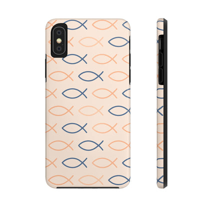 Stylish Fish Pattern Phone Cases | Unique Christian Gifts, Trendy Accessories, Durable Protection, Perfect for Everyday Use