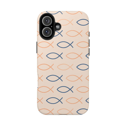 Stylish Fish Pattern Phone Cases | Unique Christian Gifts, Trendy Accessories, Durable Protection, Perfect for Everyday Use