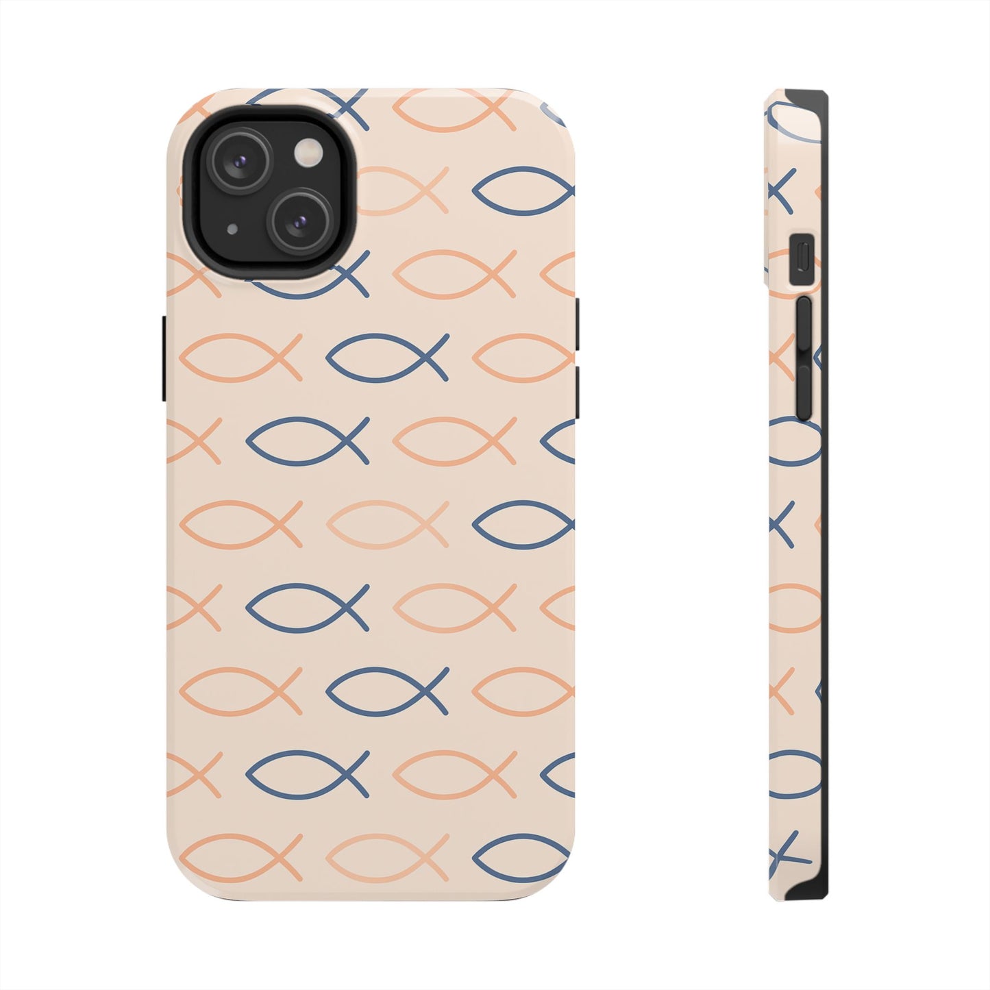 Stylish Fish Pattern Phone Cases | Unique Christian Gifts, Trendy Accessories, Durable Protection, Perfect for Everyday Use