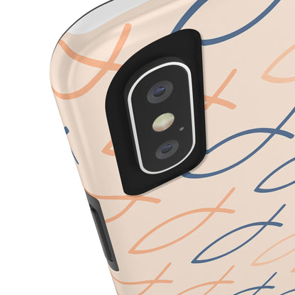 Stylish Fish Pattern Phone Cases | Unique Christian Gifts, Trendy Accessories, Durable Protection, Perfect for Everyday Use