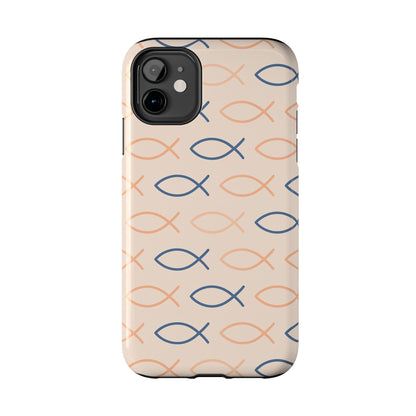 Stylish Fish Pattern Phone Cases | Unique Christian Gifts, Trendy Accessories, Durable Protection, Perfect for Everyday Use
