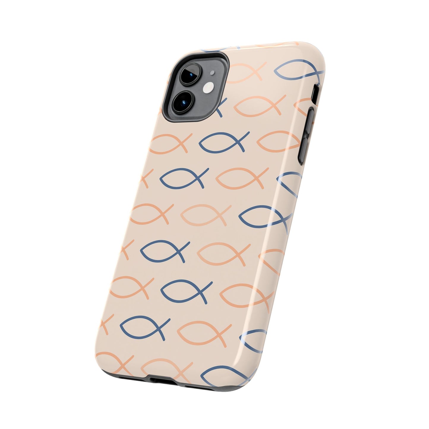 Stylish Fish Pattern Phone Cases | Unique Christian Gifts, Trendy Accessories, Durable Protection, Perfect for Everyday Use