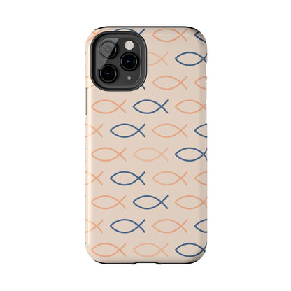 Stylish Fish Pattern Phone Cases | Unique Christian Gifts, Trendy Accessories, Durable Protection, Perfect for Everyday Use