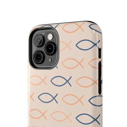 Stylish Fish Pattern Phone Cases | Unique Christian Gifts, Trendy Accessories, Durable Protection, Perfect for Everyday Use