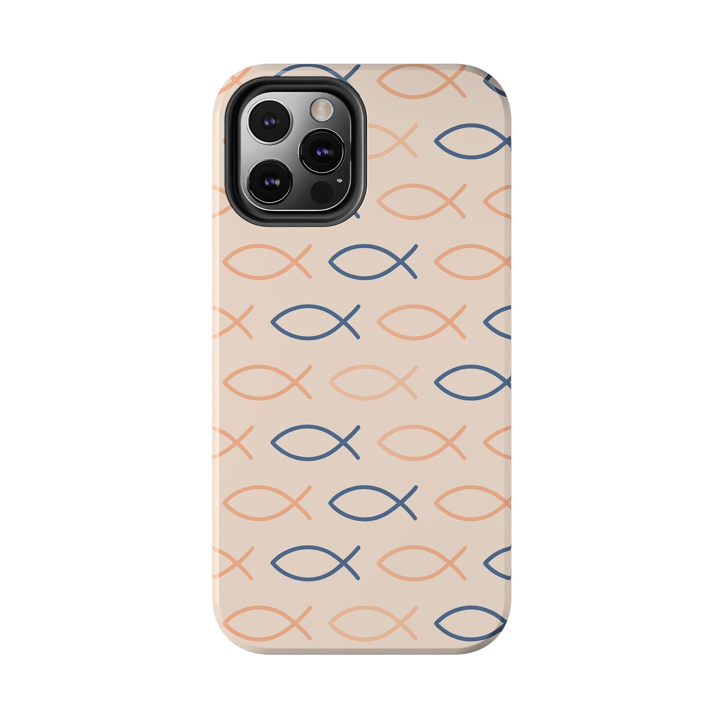 Stylish Fish Pattern Phone Cases | Unique Christian Gifts, Trendy Accessories, Durable Protection, Perfect for Everyday Use