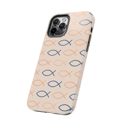 Stylish Fish Pattern Phone Cases | Unique Christian Gifts, Trendy Accessories, Durable Protection, Perfect for Everyday Use