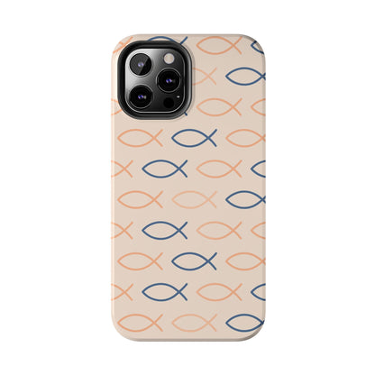 Stylish Fish Pattern Phone Cases | Unique Christian Gifts, Trendy Accessories, Durable Protection, Perfect for Everyday Use