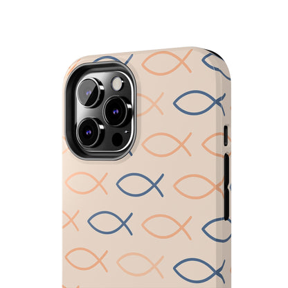 Stylish Fish Pattern Phone Cases | Unique Christian Gifts, Trendy Accessories, Durable Protection, Perfect for Everyday Use
