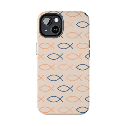 Stylish Fish Pattern Phone Cases | Unique Christian Gifts, Trendy Accessories, Durable Protection, Perfect for Everyday Use