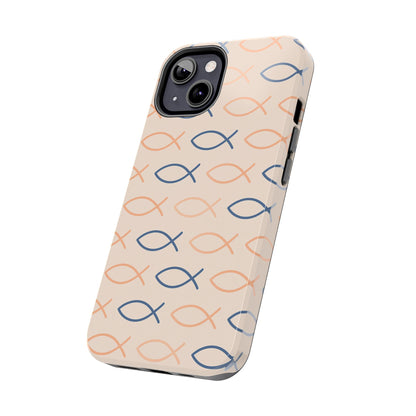 Stylish Fish Pattern Phone Cases | Unique Christian Gifts, Trendy Accessories, Durable Protection, Perfect for Everyday Use