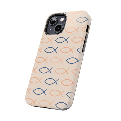 Stylish Fish Pattern Phone Cases | Unique Christian Gifts, Trendy Accessories, Durable Protection, Perfect for Everyday Use