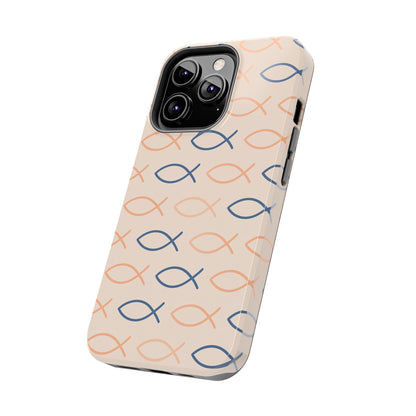 Stylish Fish Pattern Phone Cases | Unique Christian Gifts, Trendy Accessories, Durable Protection, Perfect for Everyday Use