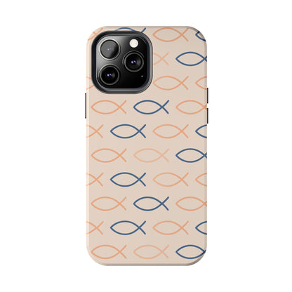 Stylish Fish Pattern Phone Cases | Unique Christian Gifts, Trendy Accessories, Durable Protection, Perfect for Everyday Use