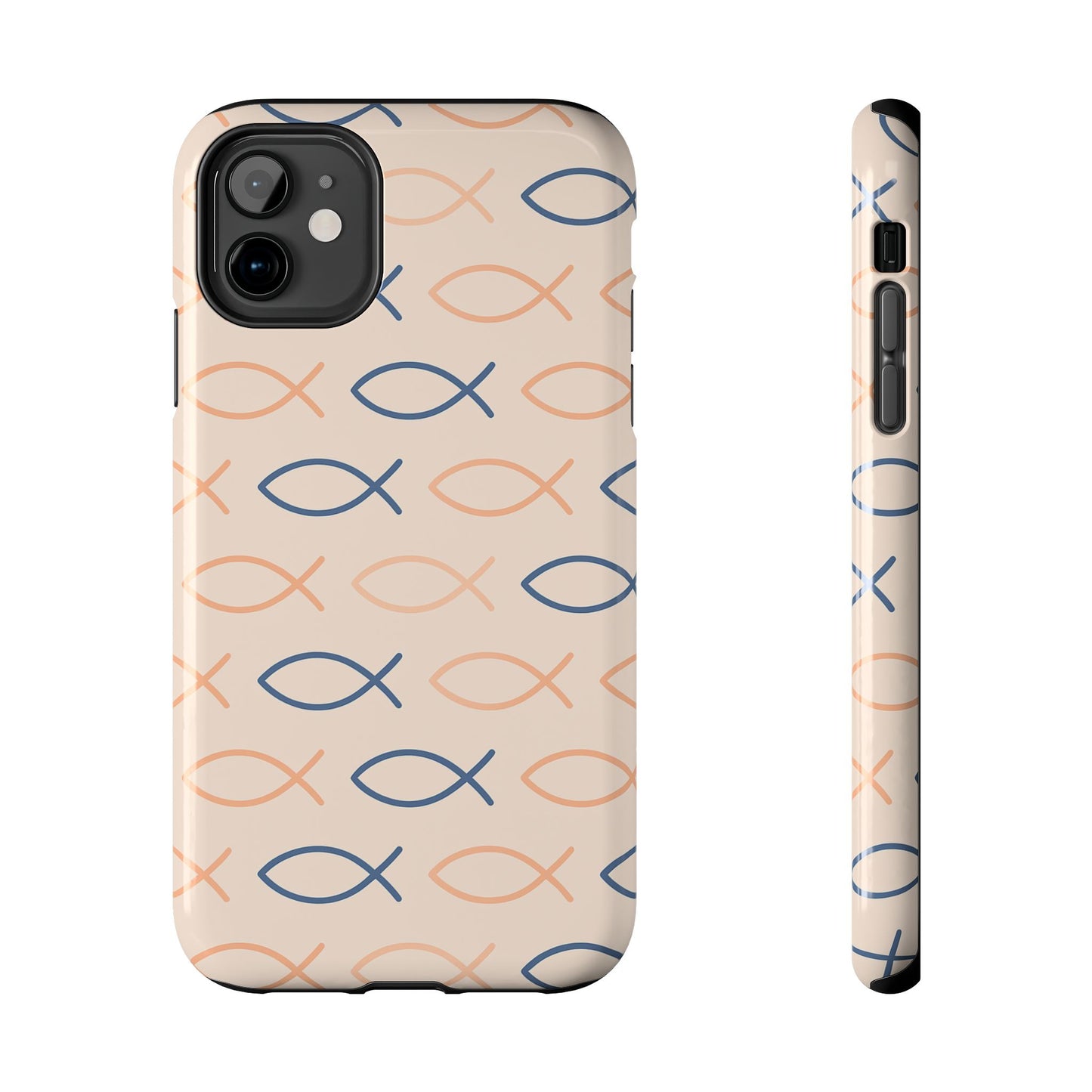 Stylish Fish Pattern Phone Cases | Unique Christian Gifts, Trendy Accessories, Durable Protection, Perfect for Everyday Use