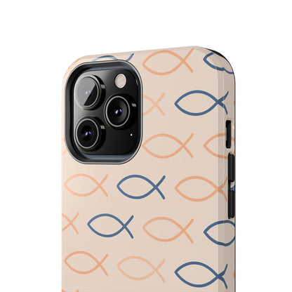Stylish Fish Pattern Phone Cases | Unique Christian Gifts, Trendy Accessories, Durable Protection, Perfect for Everyday Use