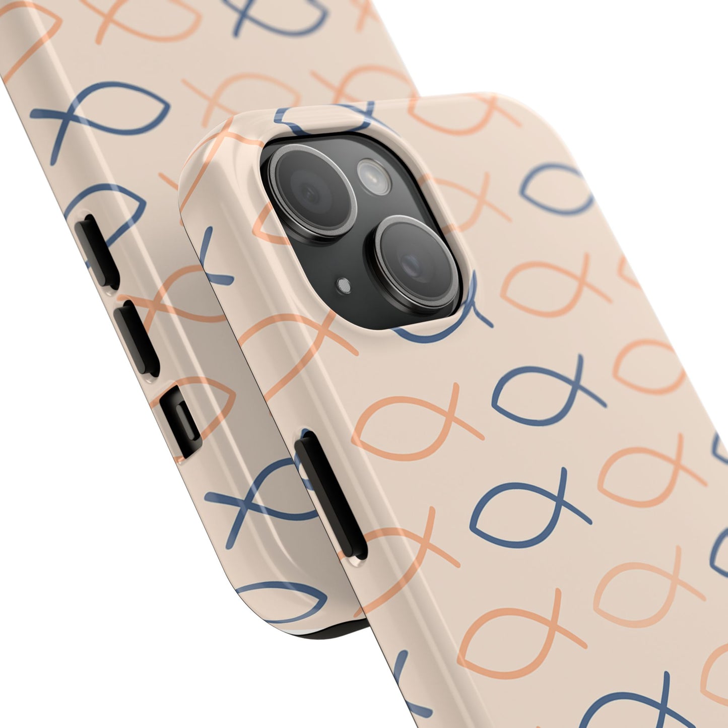 Stylish Fish Pattern Phone Cases | Unique Christian Gifts, Trendy Accessories, Durable Protection, Perfect for Everyday Use
