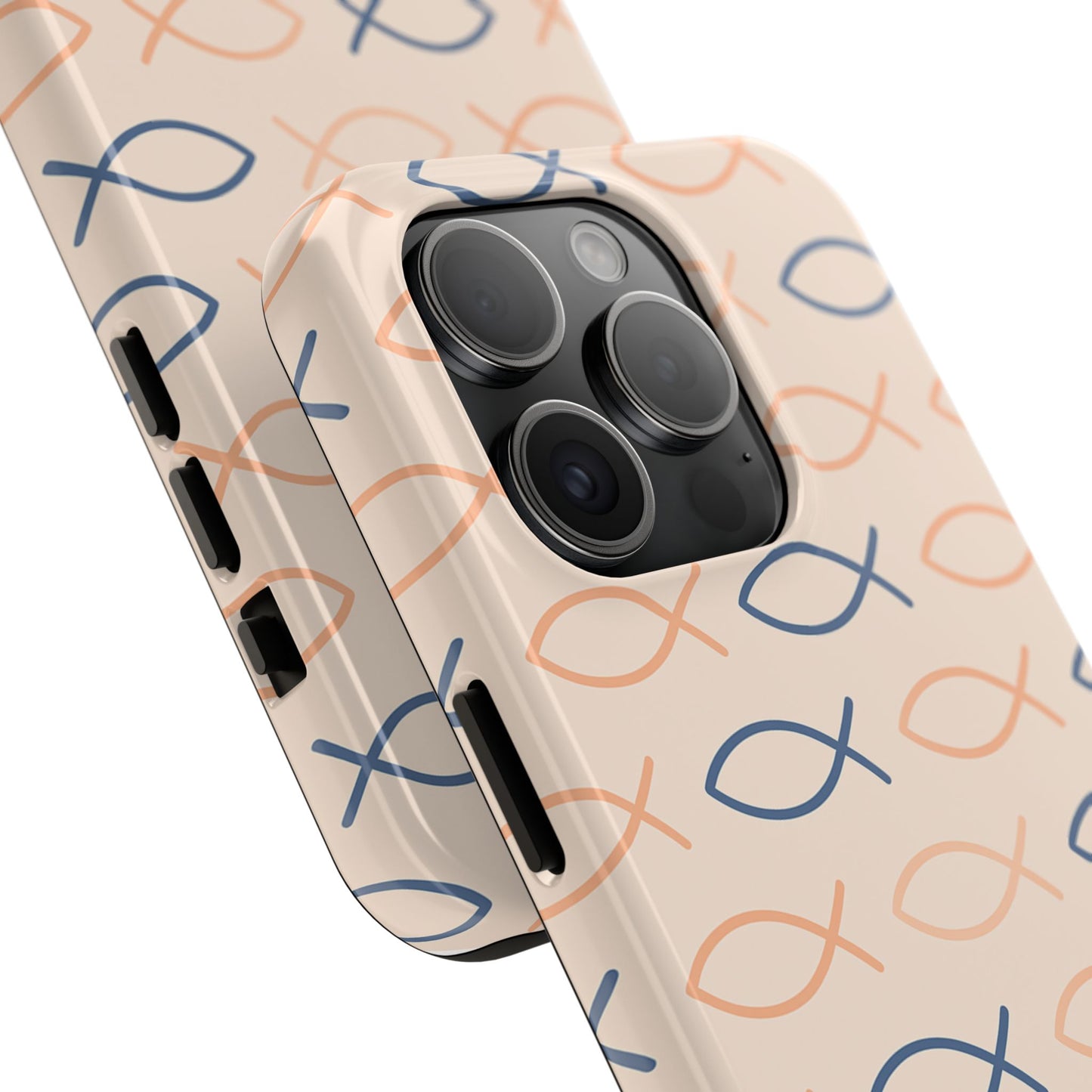 Stylish Fish Pattern Phone Cases | Unique Christian Gifts, Trendy Accessories, Durable Protection, Perfect for Everyday Use