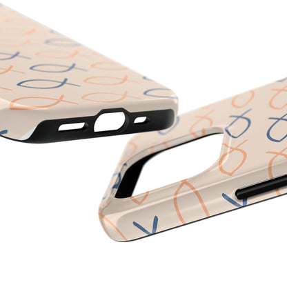 Stylish Fish Pattern Phone Cases | Unique Christian Gifts, Trendy Accessories, Durable Protection, Perfect for Everyday Use