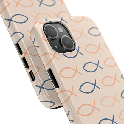 Stylish Fish Pattern Phone Cases | Unique Christian Gifts, Trendy Accessories, Durable Protection, Perfect for Everyday Use