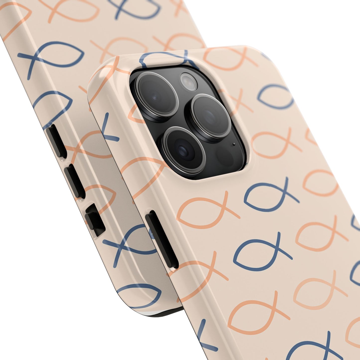 Stylish Fish Pattern Phone Cases | Unique Christian Gifts, Trendy Accessories, Durable Protection, Perfect for Everyday Use