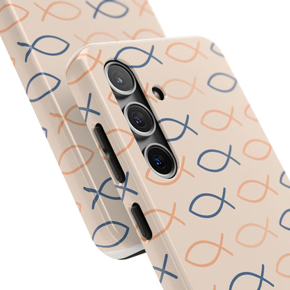 Stylish Fish Pattern Phone Cases | Unique Christian Gifts, Trendy Accessories, Durable Protection, Perfect for Everyday Use