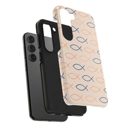Stylish Fish Pattern Phone Cases | Unique Christian Gifts, Trendy Accessories, Durable Protection, Perfect for Everyday Use