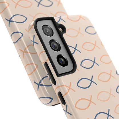 Stylish Fish Pattern Phone Cases | Unique Christian Gifts, Trendy Accessories, Durable Protection, Perfect for Everyday Use