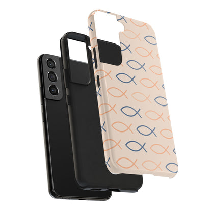 Stylish Fish Pattern Phone Cases | Unique Christian Gifts, Trendy Accessories, Durable Protection, Perfect for Everyday Use