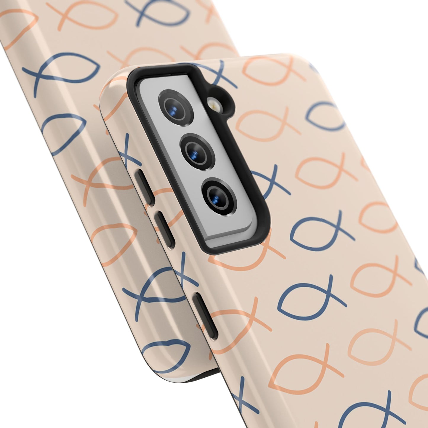 Stylish Fish Pattern Phone Cases | Unique Christian Gifts, Trendy Accessories, Durable Protection, Perfect for Everyday Use