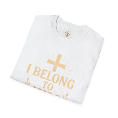 Unisex Softstyle T-Shirt with 'I Belong to Him' Inspirational Design - Faith Apparel, Christian Gift, Religious Tee, Spiritual Wear, [...]